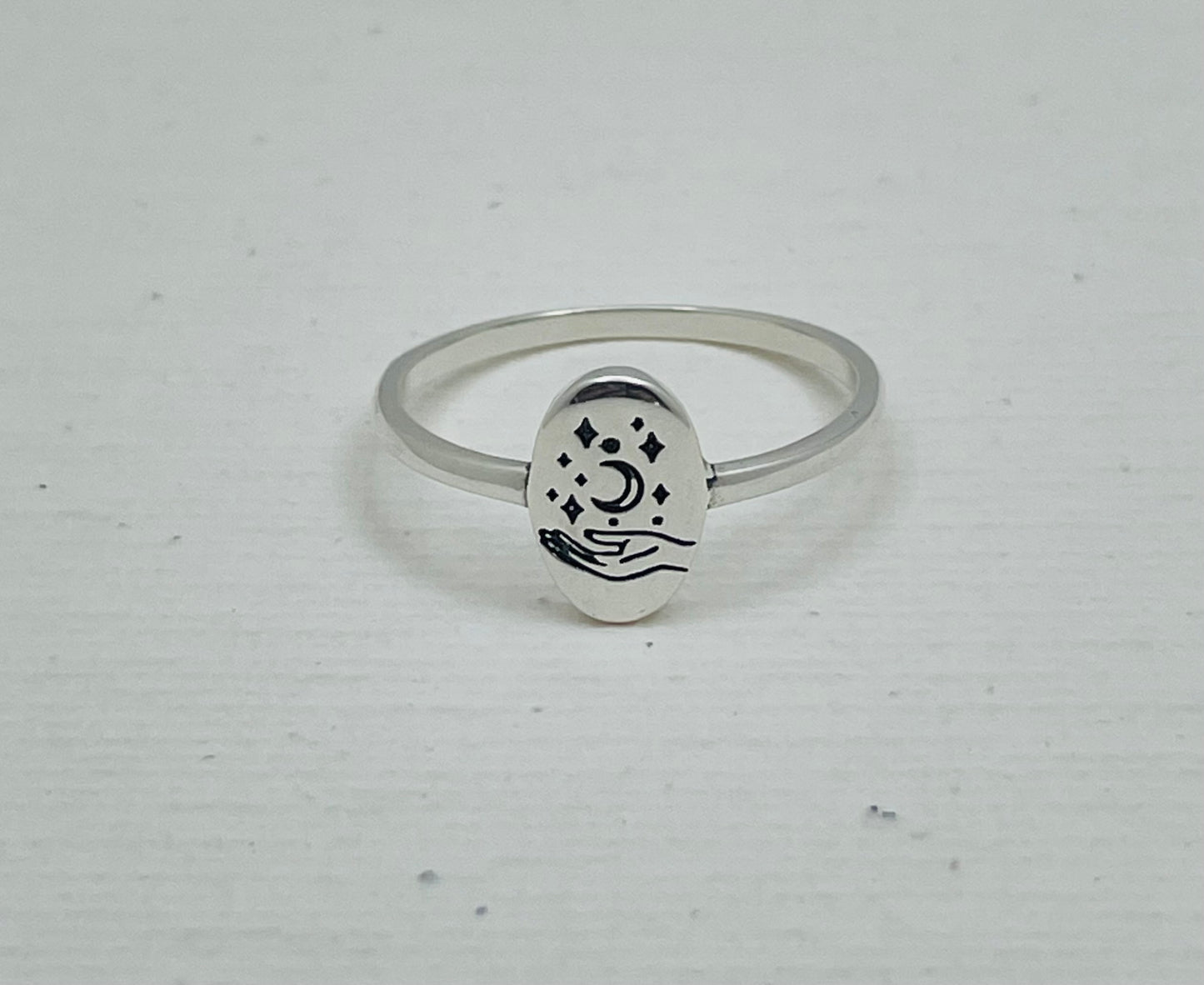 Sterling Silver Celestrial Ring
